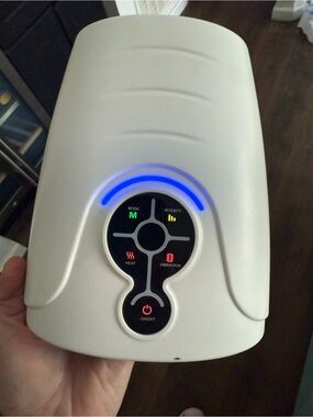 White Heated Hand Massager like new
